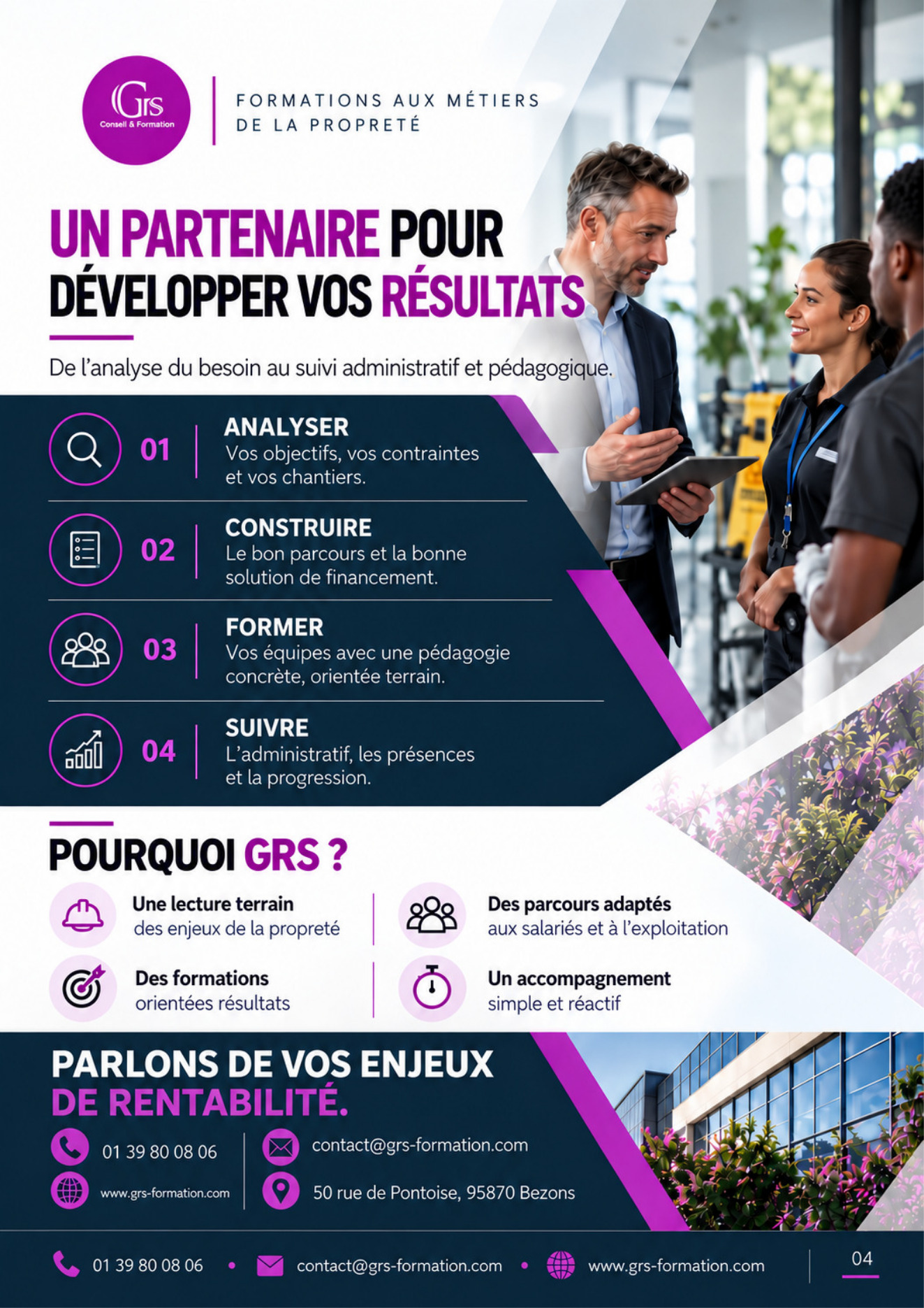 Plaquette GRS, dos de couverture